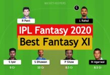 IPL Fantasy 2020_ Best Fantasy XI for DC vs KXIP