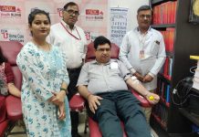 लखनऊ में स्वतंत्रता दिवस के मौके पर ईबीसी पब्लिशिंग प्रा. लिमिटेड और अवध ब्लड बैंक ने आयोजित किया रक्तदान शिविर